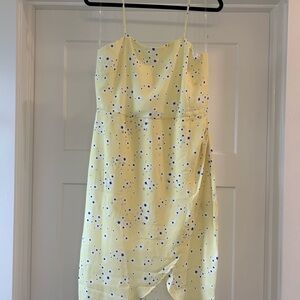 Peach Love California Yellow Mini Dress